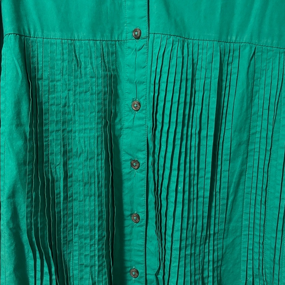 Anthropologie Maeve size S Emerald Green midi dress - Picture 4 of 8